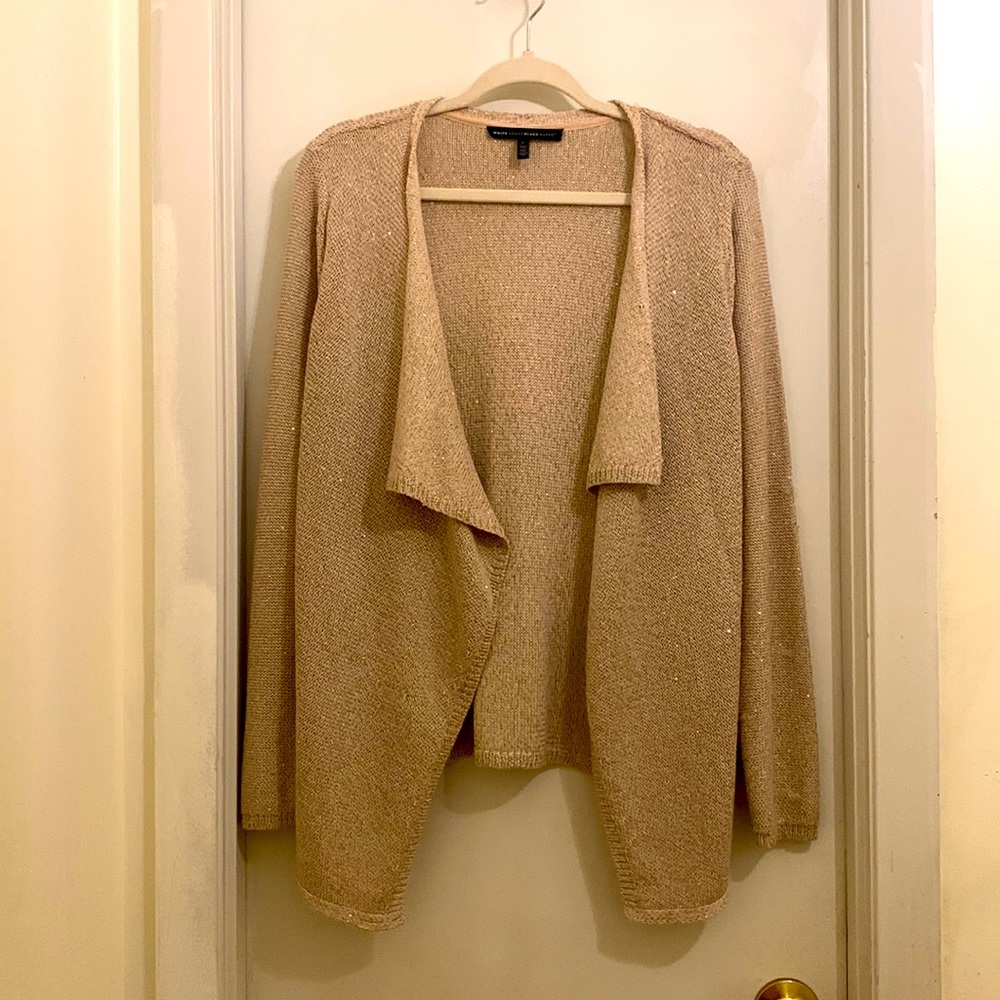 White House Black Market Drape Front Sweater